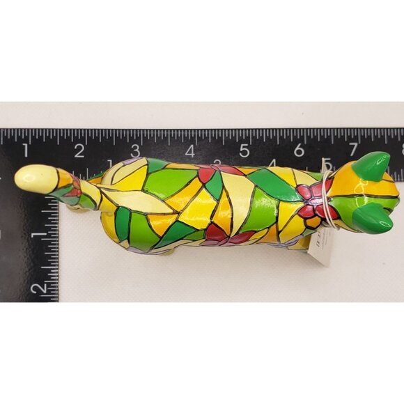 Limited Edition Tiffany Cat Butterfly Hamilton Collection Figure w/ Tag - Picture 13 of 13